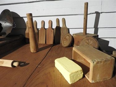 Emu Bay Butter Factory - butter working implements